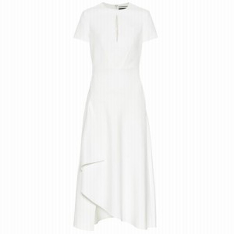 ローラン ムレ Roland Mouret レディース ワンピース ワンピース ドレス Ardmore Crepe Midi Dress White 通販 Lineポイント最大1 0 Get Lineショッピング