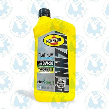 《油工坊》PENNZOIL PLATINUM FULL SYNTHETIC 0W20 946ml 全合成 GF-6A