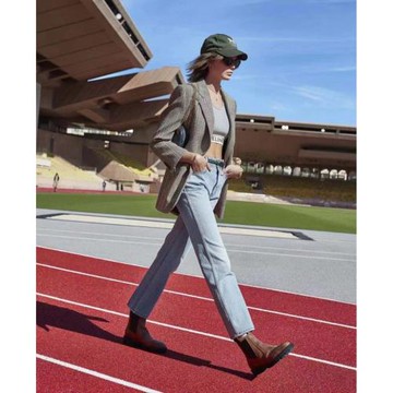 清倉不退換~C神褲~高腰直筒清新水洗藍顯瘦休閑牛仔褲好穿長褲