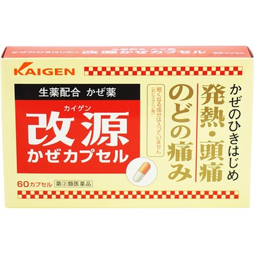 [指定第2類醫藥品]改源感冒膠囊 60粒