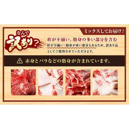 ふるさと納税 博多和牛・九州産黒毛和牛 切落し 合計約1kg 国産 牛肉 福岡県遠賀町