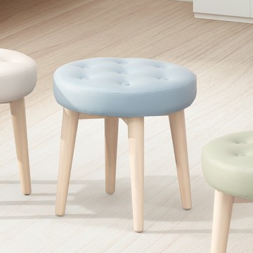 直人木業-SWEET實木功能椅凳6912-迷霧水藍