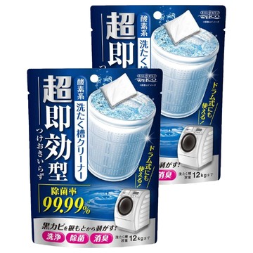 WELCO 洗衣槽清潔劑 洗淨 除菌 消臭 適用12kg洗衣槽  120g  2包