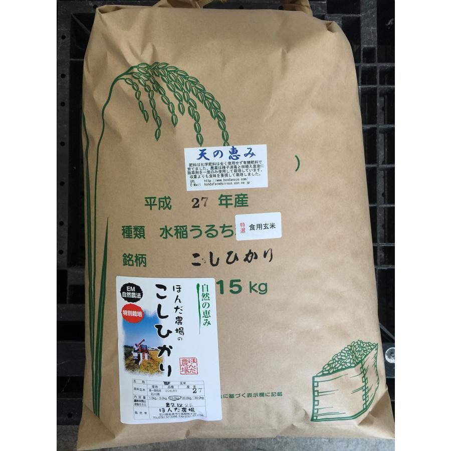 大人気の 自然栽培 玄米 23kg コシヒカリ - 食品