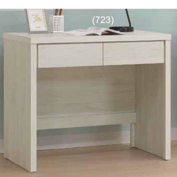 AS雅司-尼可淺白色3尺雙抽書桌-90*56*79cm