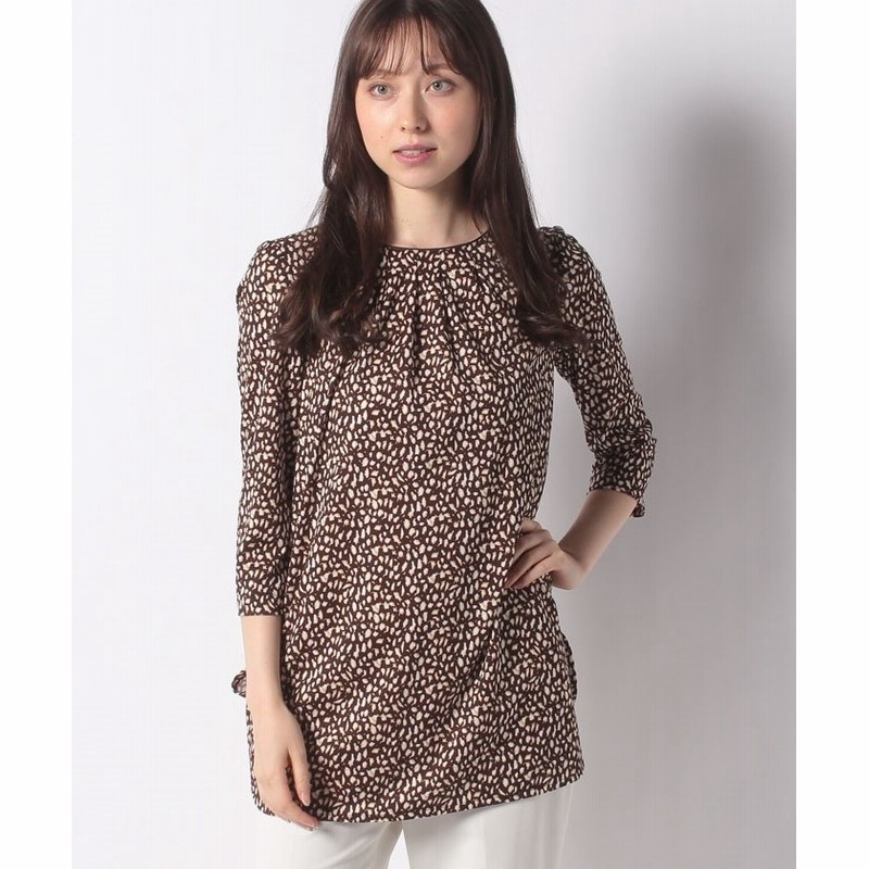 Leilian ロング丈カットソー レディース ブラウン系 通販 Lineポイント最大get Lineショッピング