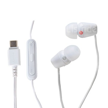 SONY 糖果耳機 TYPE C 線控 入耳式 麥克風 有線耳機 白色