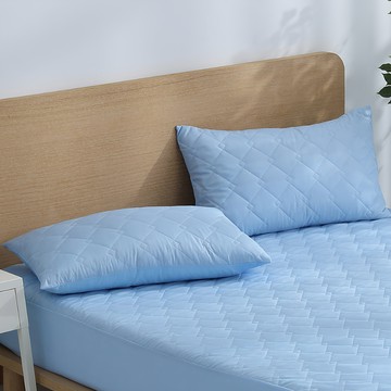 Ishur 伊舒爾 3M防潑水石墨烯枕頭保潔墊 100% polyester 台灣製造  藍色  75 x 45cm