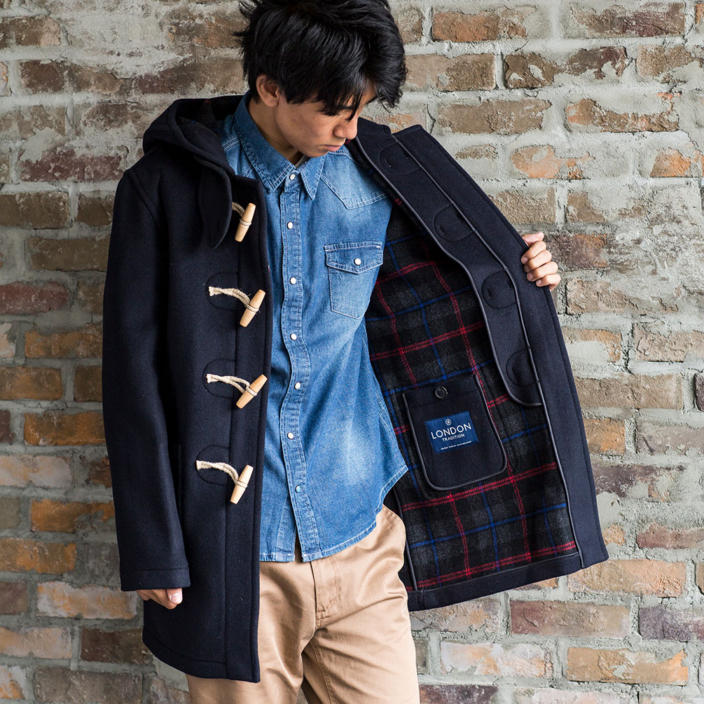 Lうのにもお得な ダッフルコート London Tradition ネイビー 44 ダッフルコート メンズ L 9 000 Empoaguas Gov Co
