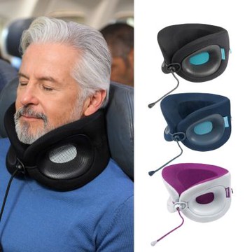 CABEAU-高回彈記憶棉枕芯透氣飛機枕