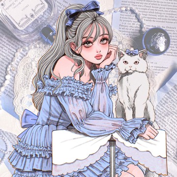 Chloe 貼紙 (上半身)