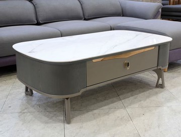 【歐風別館】肯特岩板烤漆茶几【輕奢風~設計師最愛~基隆至台中免運費】