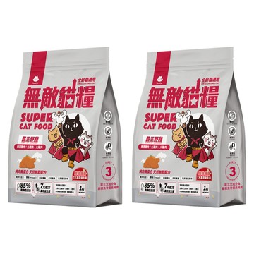 ParkCat 貓樂園 全齡貓 無穀天然高蛋白無敵貓糧  霸王野雞  1kg  2袋
