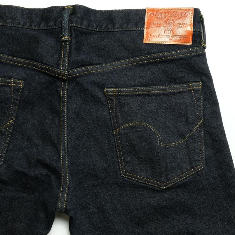 鬼デニム（ONI DENIM） リラックステーパード 15oz ストレッチデニム