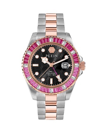Philipp Plein Gmt-i Challenger Baguettes Watch, 44mm