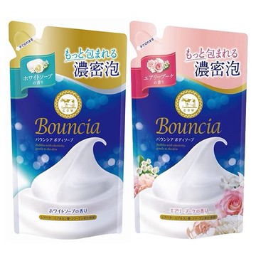 牛乳石鹼 COW~(補充包)Bouncia美肌滋潤沐浴乳(360ml) 款式可選