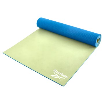 Reebok 專業訓練雙色瑜珈墊 防滑材質 增強四肢穩定性  173 x 61 x 0.6 cm  薄荷綠 + 藍色  1個