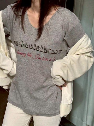 厚磅棉質超彈力小V領★耐穿不軟塌的棉Ｔ