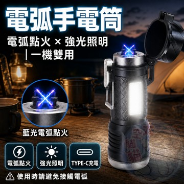 2026最新款🔥打火機手電筒 電弧打火機 迷你手電筒 二合一款 戶外 野外求生 露營 應急 求救 打火機 充電式打火機