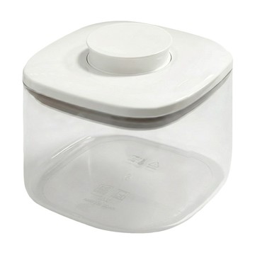 毛皇上 真空儲糧密封罐  500ml  1個  白色