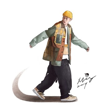MD穿搭插畫 頭貼設計 客製化人像