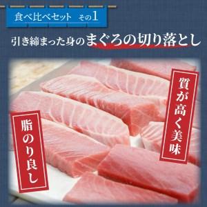 ふるさと納税 鷹島産本まぐろ食べ比べ「切落し200gと漬け丼85g×3P」（マグロ 本マグロ 鷹島産本マグロ まぐろ 本まぐろ 鷹島産本まぐろ マ.. 長崎県松浦市