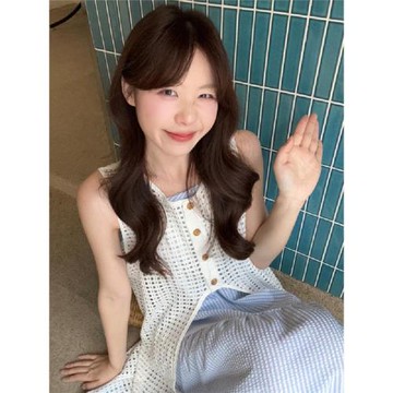 2025秋季新款寬松時尚氣質舒適溫柔風條紋吊帶長裙連衣裙女裝chic