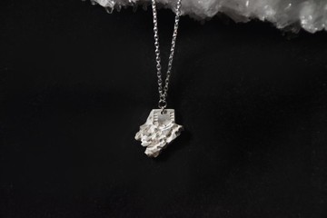 暗室原生 | Memory Ore #002 純銀底片礦項鏈 ( 孤品 )