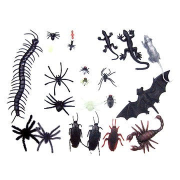 EMOKUBEE 綜合昆蟲模型44件組  1組