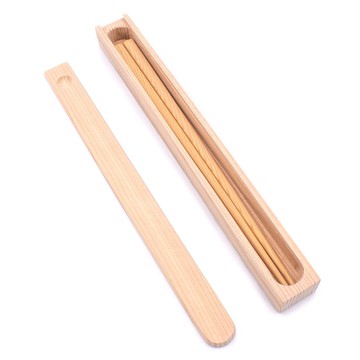 台灣檜木筷盒組 雷射雕刻客製刻字 無上漆餐具箸筷子便攜木盒收納