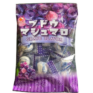 巧益葡萄夾心棉花糖 75g
