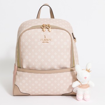 PLAYBOY-BALLERINA芭蕾兔系列 後背包-杏色(531-0103-26-8)