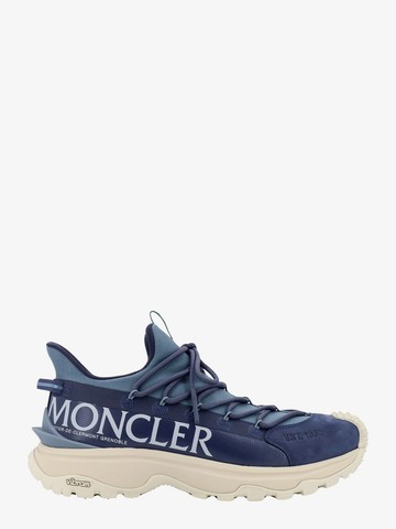 Nylon, rubber and suede sneakers - MONCLER - gender_Man