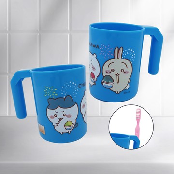 吉伊卡哇-PP牙刷杯-藍-280ml