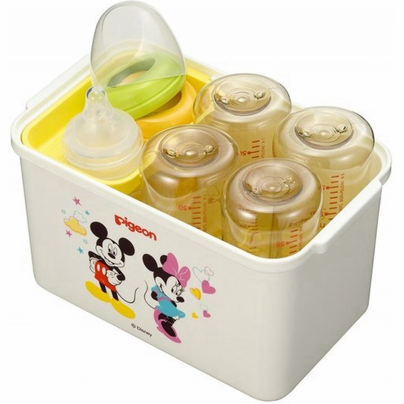 Pigeonピジョン ミルケース 哺乳びんケース ディズニー柄 通販 Lineポイント最大0 5 Get Lineショッピング