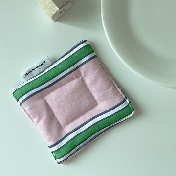 靠墊茶杯墊（玫瑰色）