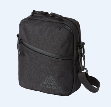 【【蘋果戶外】】GREGORY 130336-1041 黑 2L VERGE QUICK POCKET M 斜背包 CORDURA