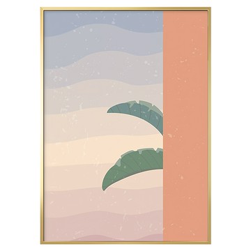 BOLUO GALLERY 菠蘿選畫所 掛畫 APGS3480G  40 x 30cm  幾何 邂逅 金框