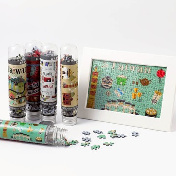 台灣迷你試管拼圖-新年台灣  台灣紀念品/禮物