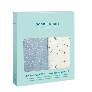 【安琪兒婦嬰百貨】美國 aden+anais 竹纖維多功能包巾2入(3款可選)