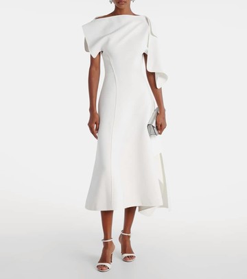 Maticevski Diadem draped asymmetric midi dress