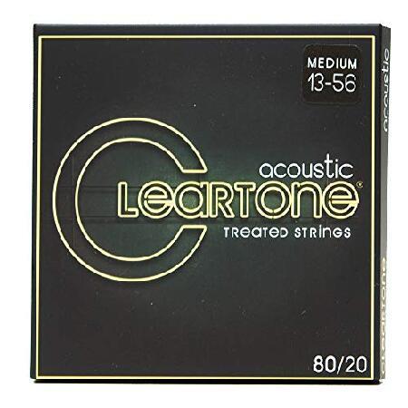 Cleartone 80 20 BRONZE アコースティックギター弦 ミディアムゲージ 013-056 (クリアトーン)