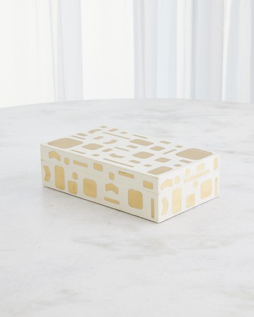 Jali Brass Box, Medium