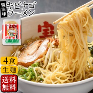  ギフト キビナゴラーメン 生麺 4食 (2食入り×2パック) お土産 鹿児島