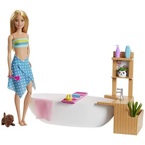 バービー バービー 炭酸泡スパ お風呂 セット Barbie Fizzy Bath Doll