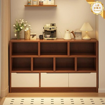 【一櫃多用】矮櫃 書櫃 儲物櫃 置物櫃 收納櫃 書架 落地櫃 客廳櫃 多層分區 大容量儲物 客廳書房臥室通用
