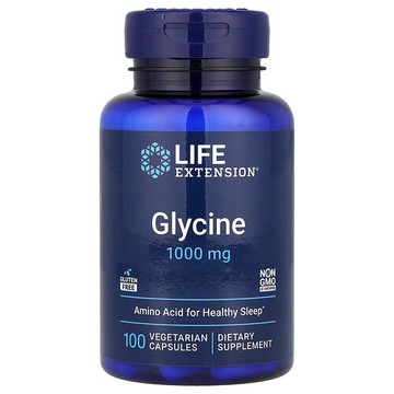 Life Extension, 甘胺酸，1000 毫克，100 粒素食膠囊