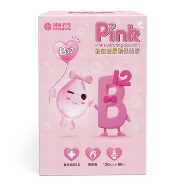 HYDRON 海昌~粉紅玻尿酸保養液420ml(120mlx3+60ml)