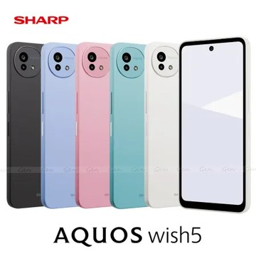 SHARP AQUOS wish5 5G (8G/256G) -送軍功防摔殼+手機掛繩+墊片+Type C旅充頭