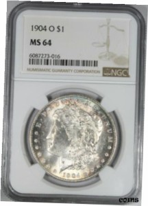 アンティークコイン NGC PCGS Morgan Silver Dollar MS-64 1904-O 通販